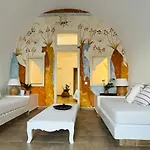 Cave Horizon And Villa Oia (Santorini)