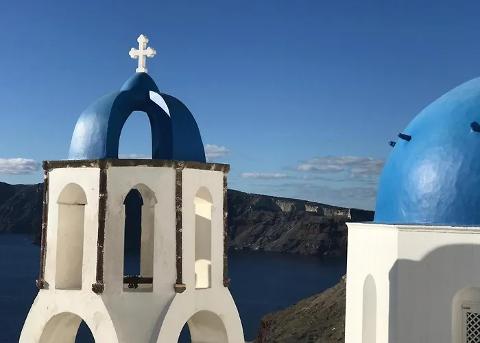 Cave Horizon And Oia (Santorini)