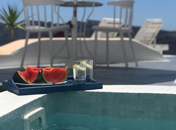 Cave Horizon And Oia (Santorini)